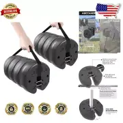 Secure Your Canopy: 80LB Weight Set for Tents with Double Locking Feature