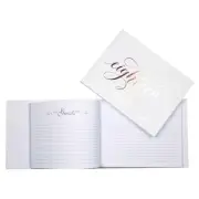 18th Birthday Signature Guest Book Novelty/Keepsake Rose Gold Text