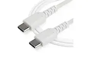 1m StarTech Heavy Duty USB C 2.0 Charging Cable White