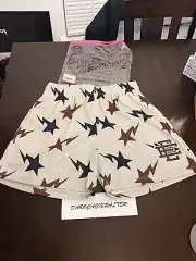 BAPE X ERIC EMANUEL BAPE STA SHORTS L Basic Short BEIGE Large EE