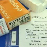 MITUTOYO CERA 613174-521 Ceramic Gage Block 0.134" ASME 00 w/Cert.Machinist