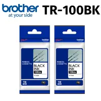 在飛比找Yahoo奇摩購物中心優惠-【兩入組合】brother原廠TR-100BK 12mm 套