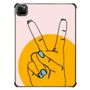 iPad Pro 11-inch (3rd/4th gen) iPad Impact Case Peace Sign by aLILscribble