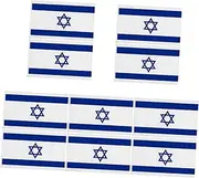 GANAZONO 5sets Israeli Flag Flag Banner Printing Banner Festival Ornament Outdoor Decoration Polyester 2pcs*5