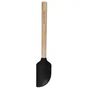 KitchenAid 22cm Mini Maple Wood Scraper Spatula Silicone Baking/Cooking Utensil