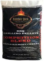 Competition Blend Maple-Hickory-Cherry BBQ Grilling Pellets – 20 Lbs.