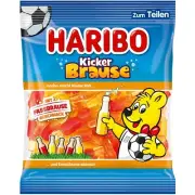 HARIBO gummies KICKER BRAUSE Fizzy Elderberry Lemon Passionfruit flavor