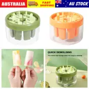 Ice Cream Mould Block 8 Cavity Frozen Molds Icy Pole Jelly Ice Lolly Tray AU