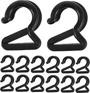 Zerodeko 20PCS Rv Awning Hooks Hooks for Easy Installation Secure and Reliable Attachment for Camping Tent and Outdoor Supplies for Rv Party Lights and Canopy Accessories