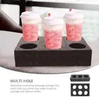 2Pcs Takeaway Cup Holder Portable Beverage Packing Tool for Refrigerator