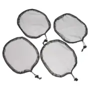 4pcs Hair Nets Fine Ponytail Hairnet Hair Bun Holding Hairnet Wig Caps For Dress