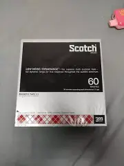 Scotch magnetic Recording Tape 211 7" Reel 60 Minutes - Permanent Case