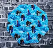 Handmade Quilted table topper octagon Disney Frozen Anna Elsa Olaf Sven Kristof