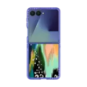Galaxy Z Flip7 Impact Magnetic Case EttaVee Teal Dreams
