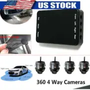 HD Car 360 Bird View Surround System DVR Record Backup Camera parking monitoring (for: Lincoln)