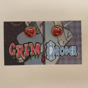 The Muppets Animal silver stud earrings geek retro vintage Kermit the frog