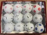 1 DOZEN RARE ~ UNIQUE Callaway Chrome Soft TRUVIS Mix 12 Golf Balls - NEW ~ L195