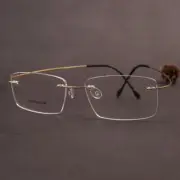 Pure Titanium Flexible Lightweight Eyeglasses Frames Glasses Men Women Optical