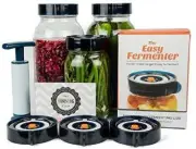 Wide Mouth Lid Kit: Simplified Fermenting In Jars Not Crock Pots! Make Sauerkrau