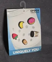 Crocs Uniquely You Lets Go Brunch Jibbitz 10 Charms Food Coffee Sushi Pizza