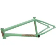 SUNDAY BMX DARKWAVE BICYCLE FRAME MATTE SAGE GREEN BROC RAIFORD