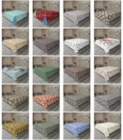 Ambesonne Blossom Leaf Flat Sheet Top Sheet Decorative Bedding 6 Sizes