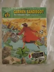 VTG 1991 WHERE IN THE WORLD IS CARMEN SANDIEGO CALENDAR CAPER PUZZLE GAME SEALED