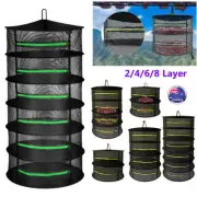Herb Drying Rack Hanging Fish Dryer Net Collapsible Dry Net Air Dehydrator Mesh