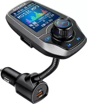 PD 20W Bluetooth FM Transmitter for Car - Hands-Free Calling & AUX Connectivity