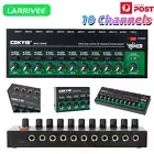 LARRIVEE 10 Channel Audio Mixer Live DJ Stereo Sound Mixing Console Record USB
