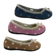 Panda Emi Spot Ladies Slippers Low cut Slip On Wider Slipper Soft Flat
