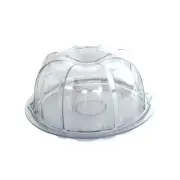 Nordic Ware Deluxe Bundt Cake Keeper 1.5 Pounds Clear Plastic Keeps Bundt Cakes