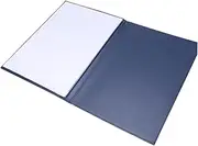OFFSCH Leather Certificate Cover Blue Protective Case for Certificates Diplomas Awards for Office School Events Blank Folder Design