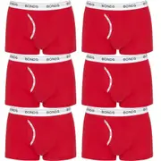 6x Bonds Guyfront Trunks Mens Red Briefs Boxer Comfort Underwear MZVJ Bulk