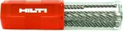 Hilti 6-piece hammer drill bit set, Ultimate TE-CX SDS Plus Drill Bits for drilling through rebar, tough concrete and brick, Drill bits in 5, 6, 8, 10, 12 mm diameter (2151505)