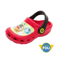 在飛比找PChome24h購物優惠-【救援小英雄POLI】波力 童 電燈園丁鞋 紅/POKG21