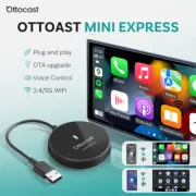 OTTOCAST Mini Express 2in1 Wireless Carplay Adapter AndroidAuto w/GPS USB Dongle