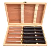 5 pieces mini turning tools woodworking turning tools high-speed steel