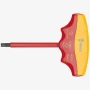 Wera 004981 5.0 Nm Fixed Torque Hex-Plus VDE Insulated T-handle, 5.0 mm