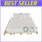 Certified Organic King Grounding Sheet with Safety Connection for Wellness Sleep