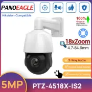 Hikvision Compatible Auto Tracking 360 PTZ 5MP 18XZoom IR CCTV Camera 2Way Audio