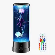 Gifts for Women Men, Jellyfish Lamp with RGB Color Changing, Ocean Night Lights, Jelly Fish Tank Mood Light for Relax, Cool Desk Decor Home Office for Halloween Birthdays Holidays Christmas