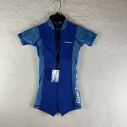 Cressi Swimsuit in Neoprene Kids Large Blue/Azure Short-Sleeve One-Piece 6924