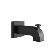 PROFLO PFTS38 Kelper 5-9/16" Integrated Diverter Tub Spout - Black