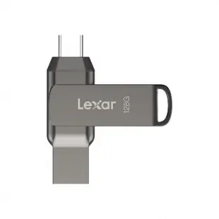 【Lexar 雷克沙】D400 128GB USB 3.1 Type-C 雙頭隨身碟