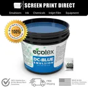 Ecotex® Dual Cure Emulsion - Screen Printing Blue Dual Cure Graphic Emulsion