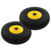 Sack Truck Wheels 2 pcs Solid PU 3.00-4