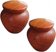CIYODO 2pcs Mini Sealed Incense Jar for Human Ashes Pet Cremation Urn Keepsake Urn for Small Ashes