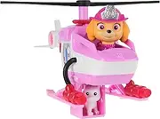 PAW Patrol Fire Rescue: Skye Rescue Fire Chopper with Action Figure, Kitty Friend & Toy Helicopter, Kids Toys for Boys & Girls Ages 3 and Up