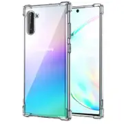 Samsung Galaxy Note 9 Note 10 Case [Crystal Chrome] Clear Slim Shockproof Cover